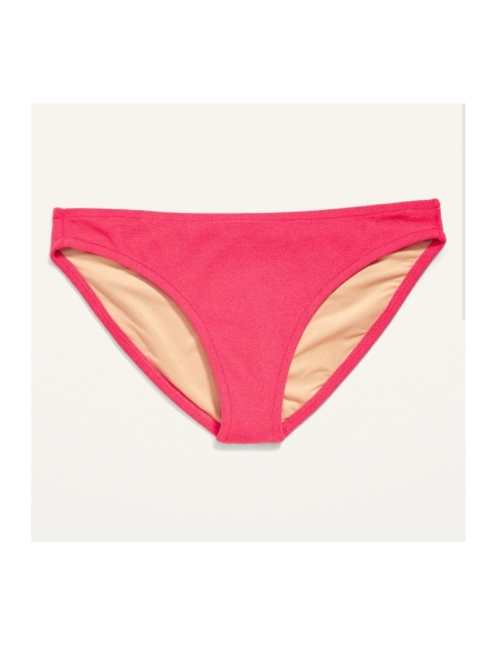 Old Navy Pink Low Rise Terry Classic Bikini Bottoms NEW Size 3X